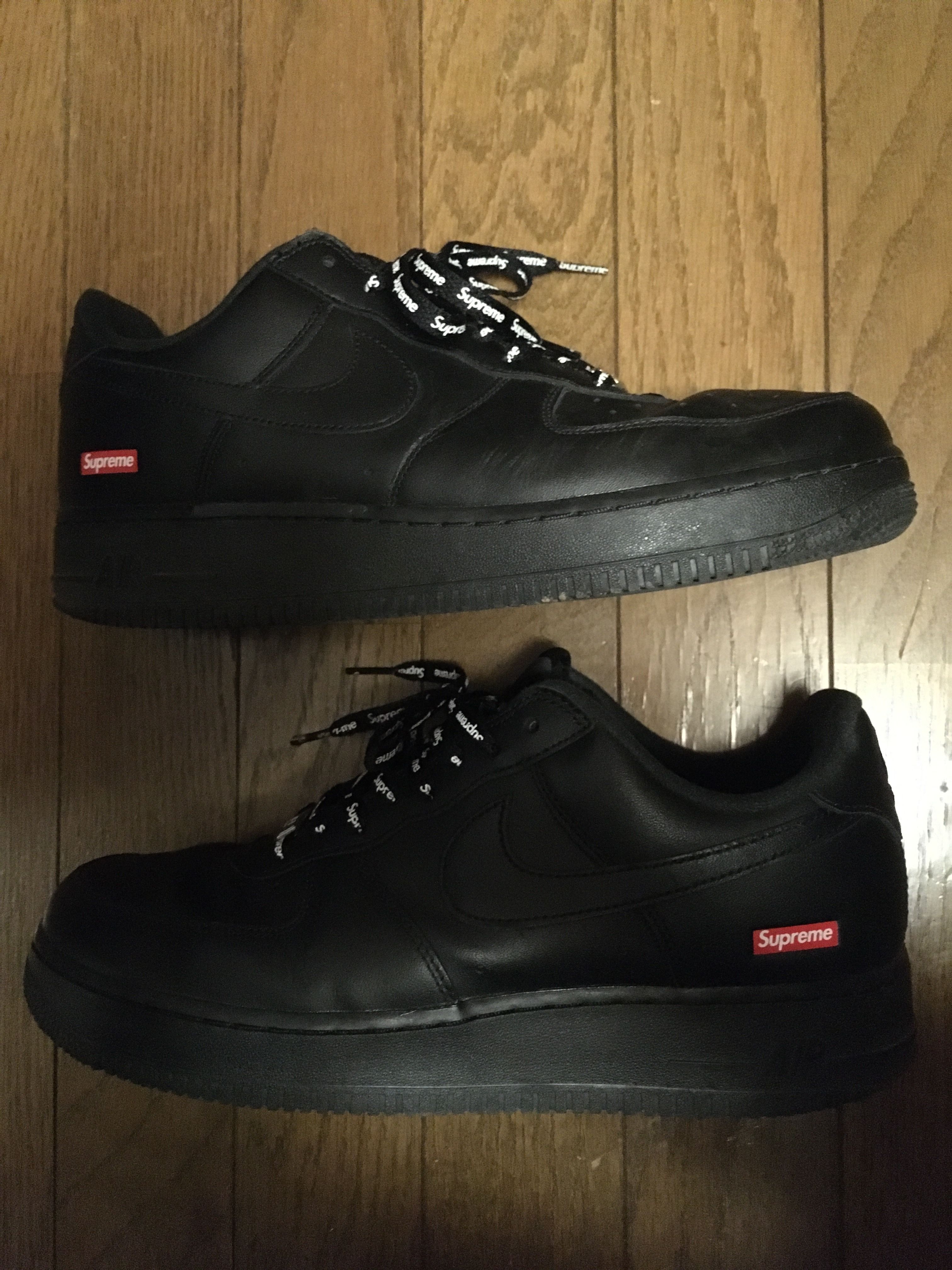 Supreme × Nike Air Force 1 Low "Black"