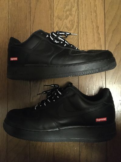 Supreme × Nike Air Force 1 Low "Black"