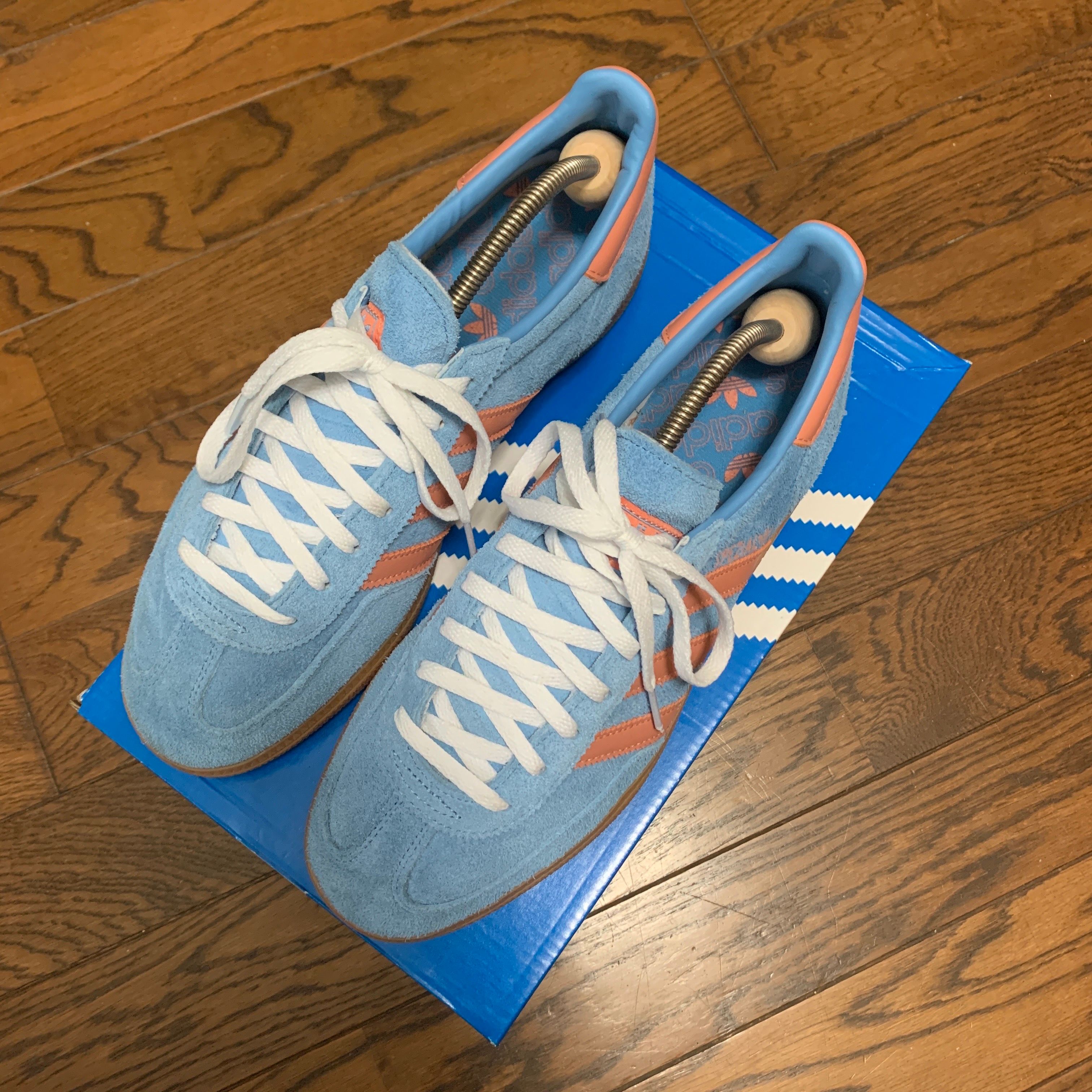 adidas Women's Handball Spezial "Light Blue/Wonder Clay"