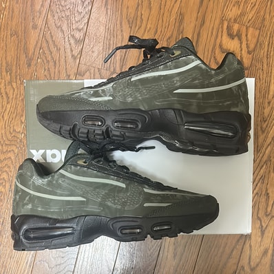 Worksout × Nike Air Max 95 Big Bubble "Uniform/Medium Olive and Sequoia"