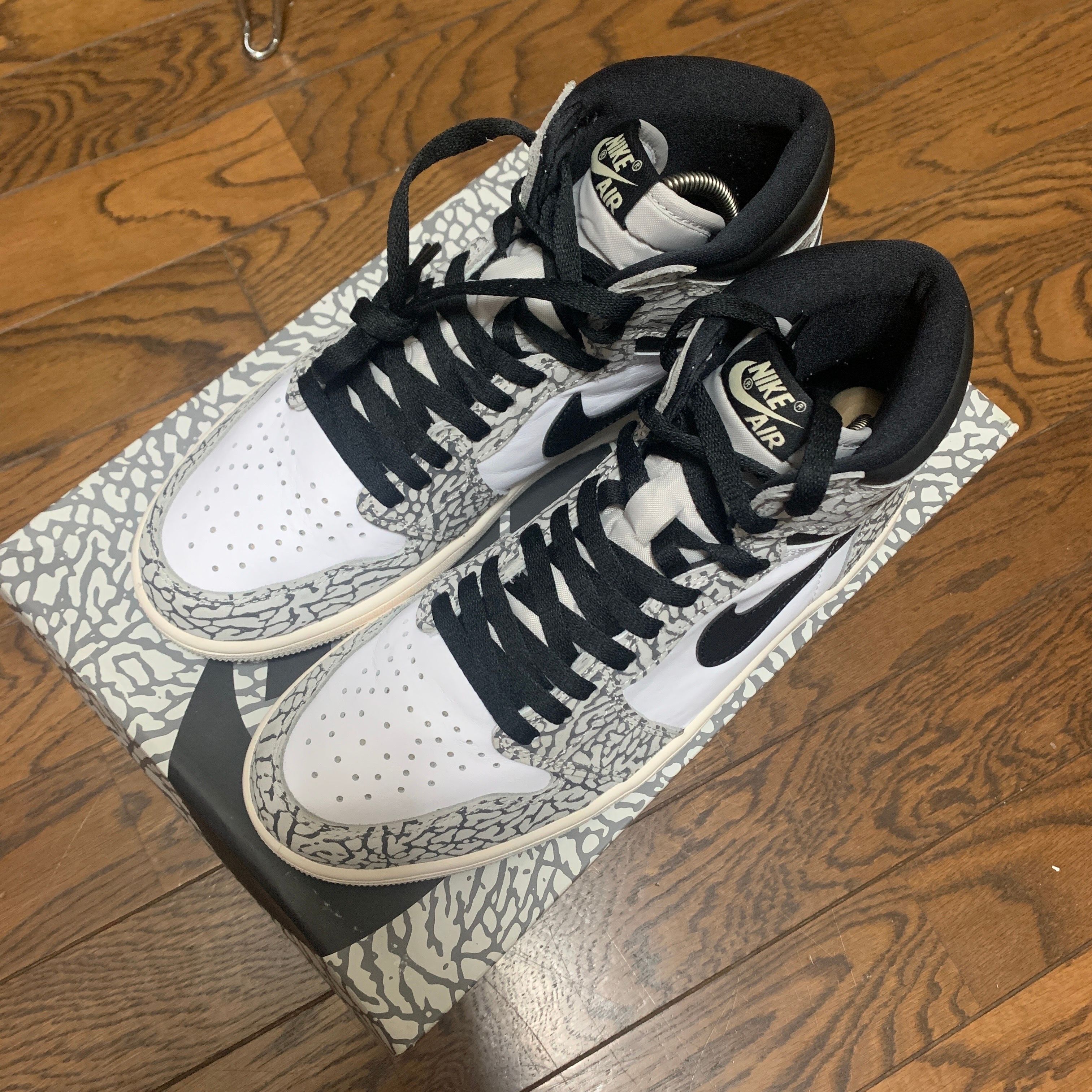 Nike Air Jordan 1 High OG "White Cement/Safari"