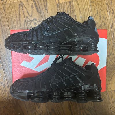Nike Shox TL "Black/Metallic Hematite/Max Orange/Black"