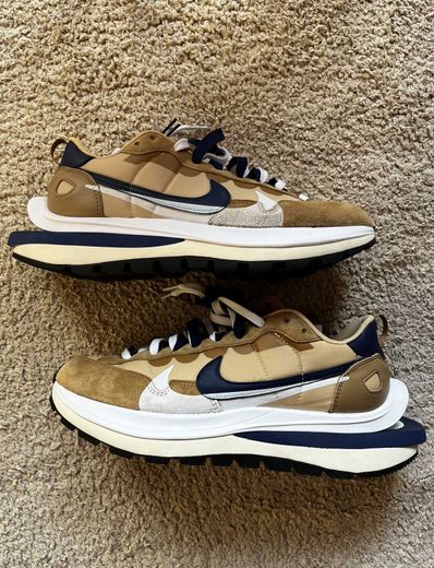 Sacai × Nike Vapor Waffle "Sesame And Blue Void"