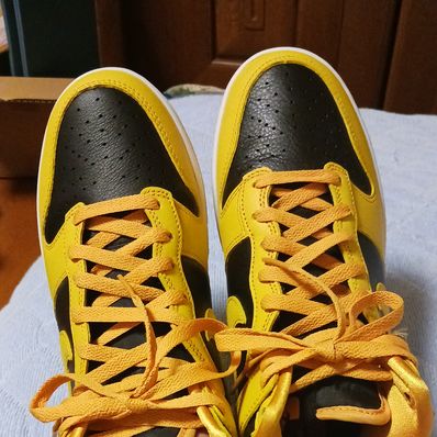 Wu-Tang Clan × Nike Dunk High Retro PRM "Black and Pollen"