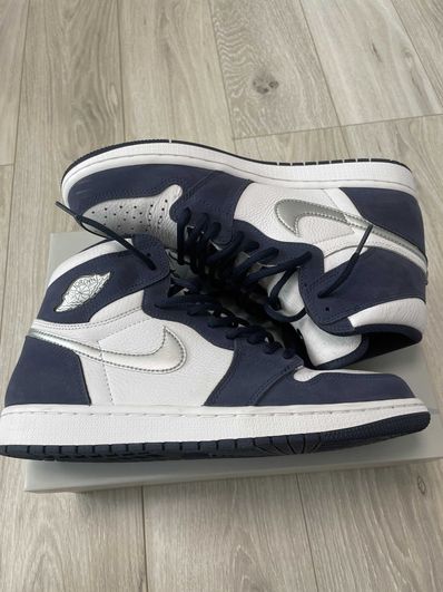 Nike Air Jordan 1 High OG CO.JP "White/Midnight Navy" (2020)(ブリーフケースなし)