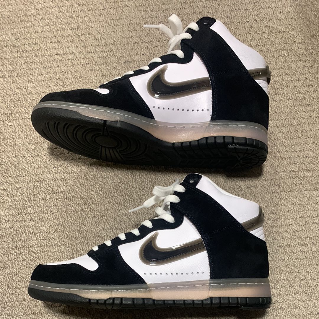 SLAM JAM x NIKE DUNK HIGH "WHITE/CLEAR BLACK"