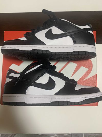 Nike GS Dunk Low "White/Black"