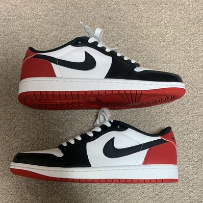 Nike Air Jordan 1 Retro Low OG "Black Toe"