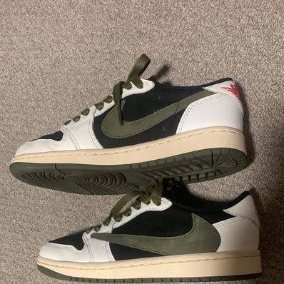 Travis Scott × Nike Women's Air Jordan 1 Low OG "Medium Olive"