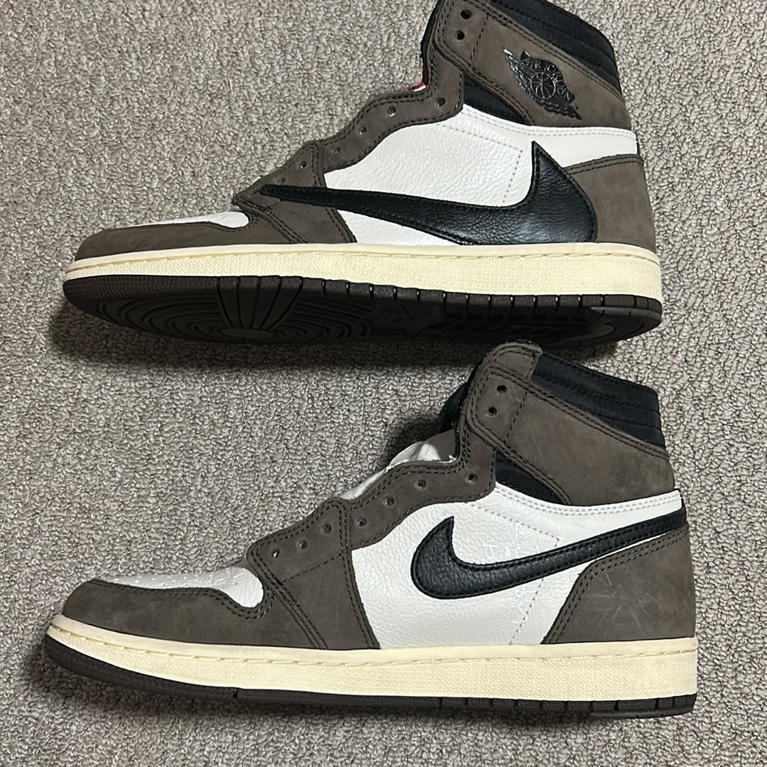 Travis Scott × Nike Air Jordan 1 Retro High OG TS SP "Sail/Dark Mocha"