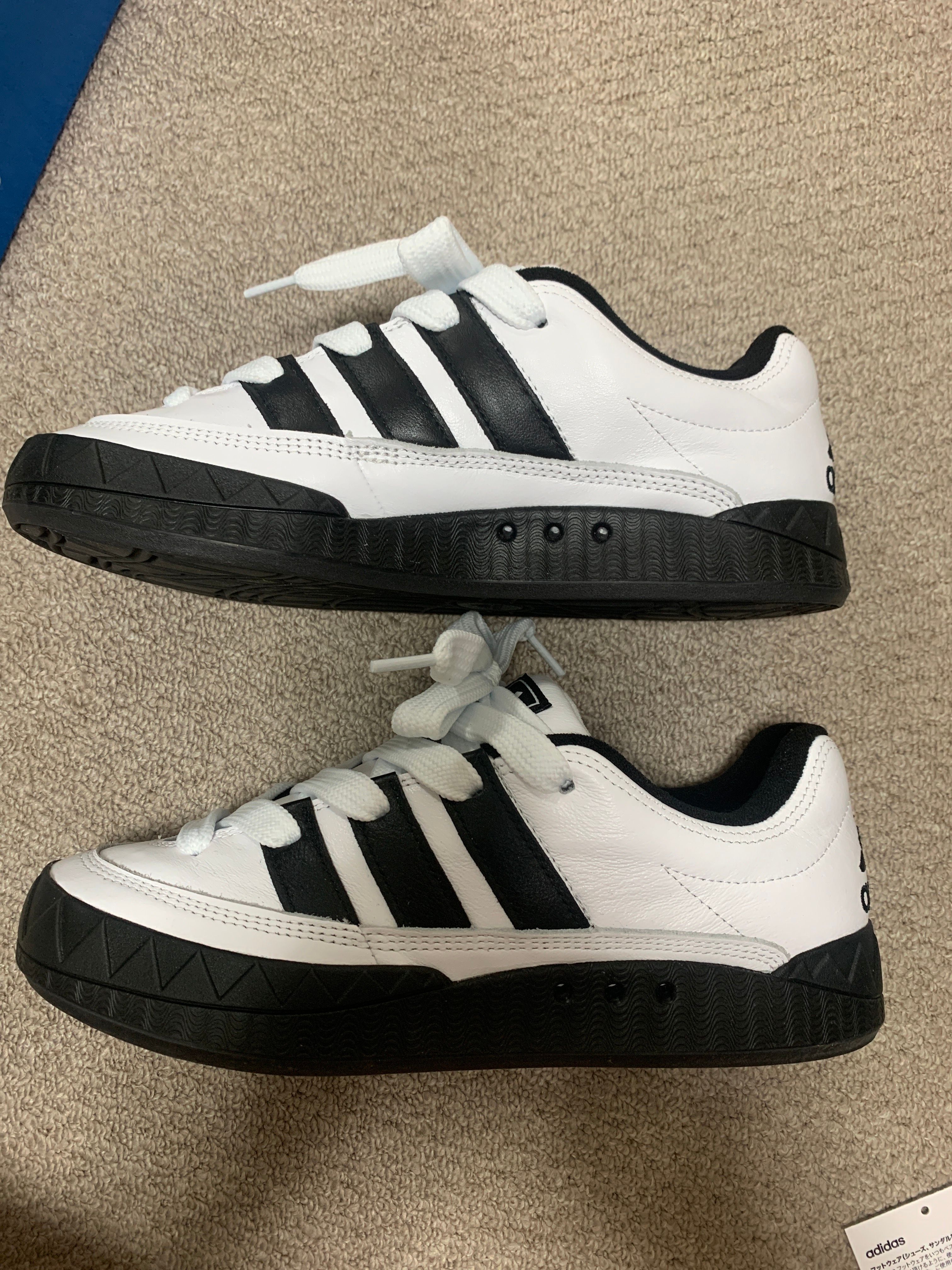 atmos × adidas Adimatic "White/Black"
