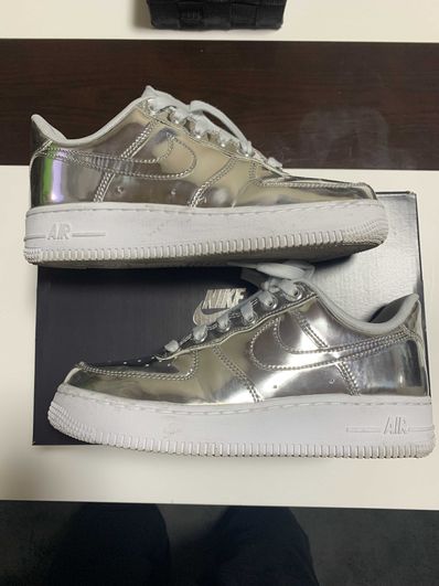 Nike Women's Air Force 1 Low Metallic "Chrome"