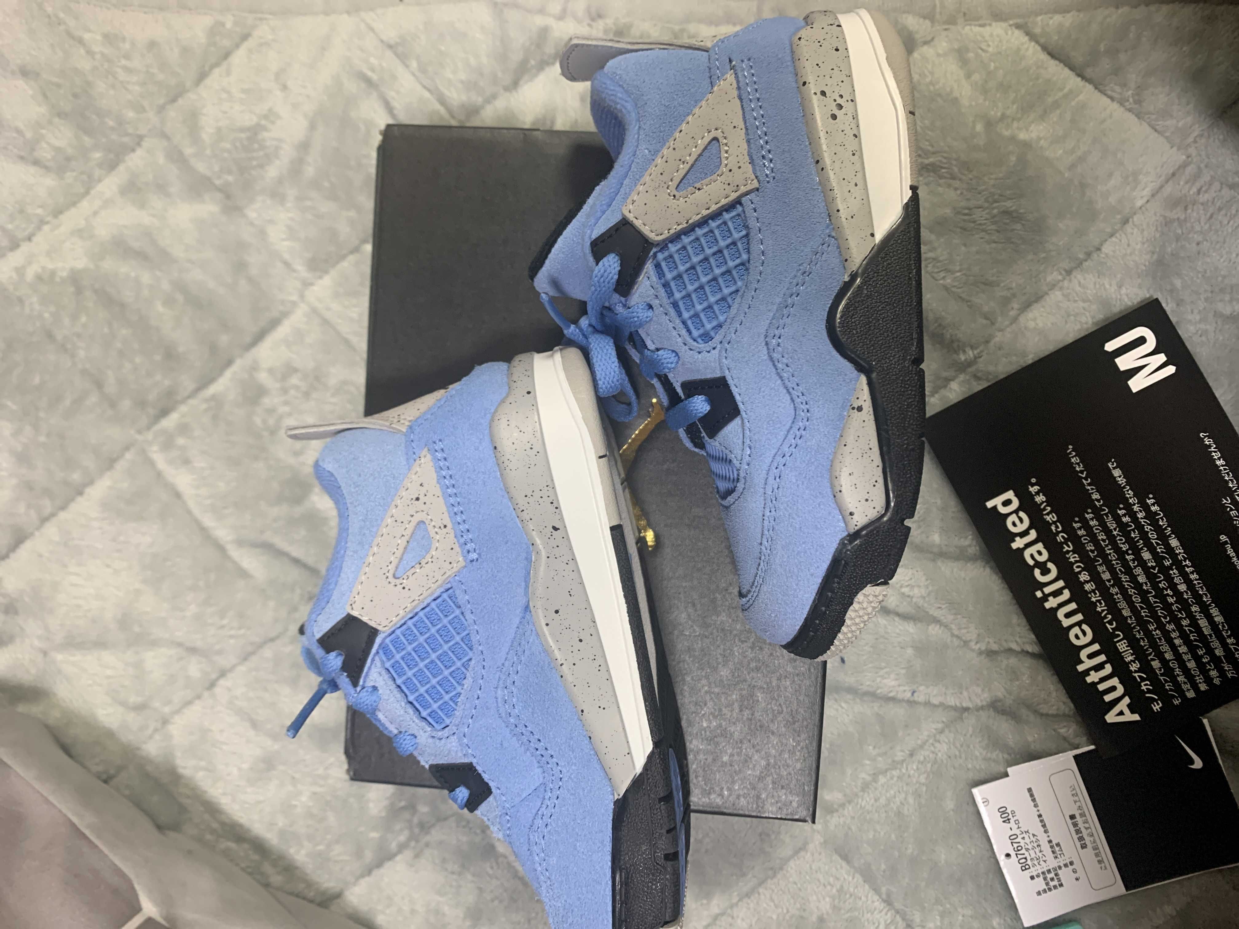 Nike TD Air Jordan 4 "University Blue" 
