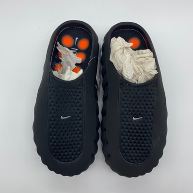 Nike Mind 001 Mules "Black/Hyper Crimson"