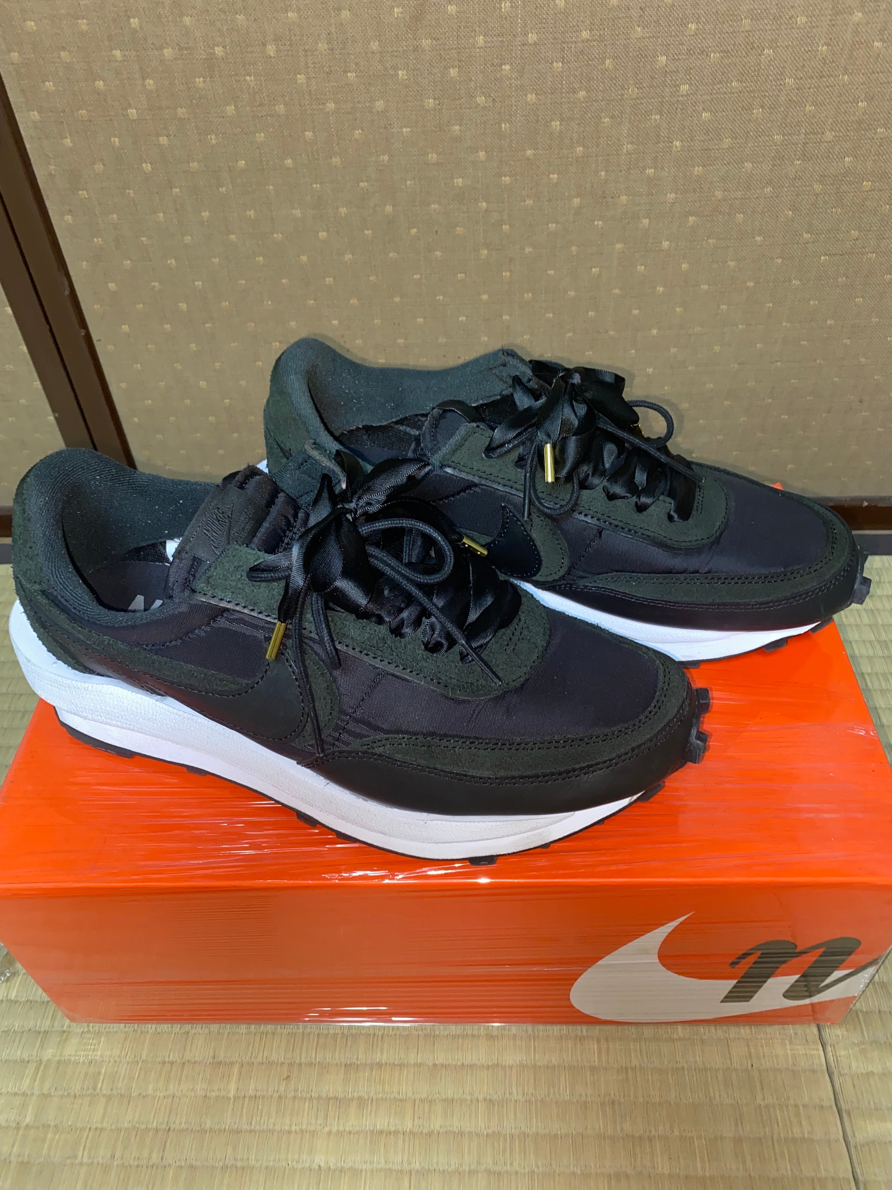 sacai × Nike LDV Waffle "Triple Black"