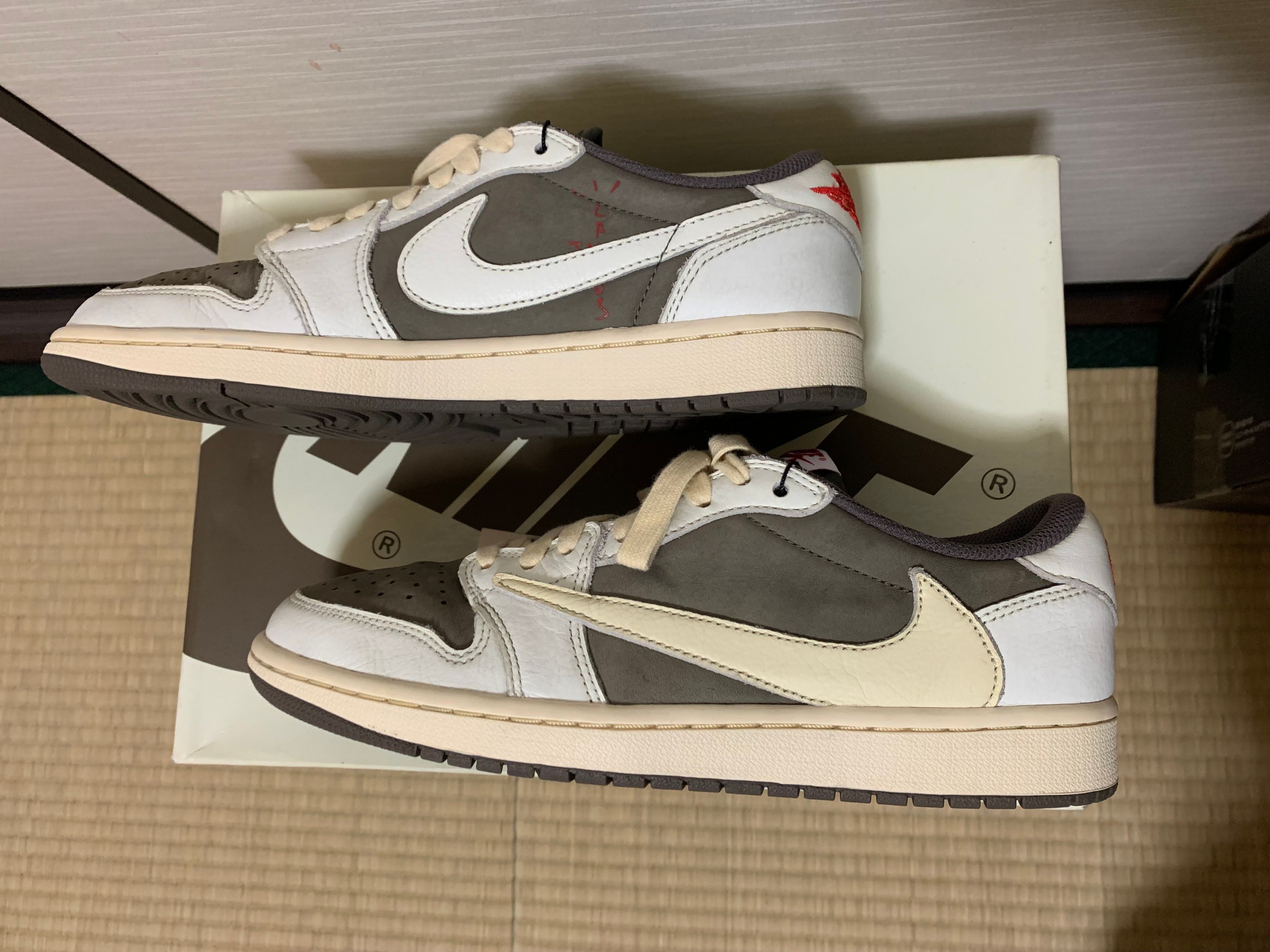 Travis Scott × Nike Air Jordan 1 Low OG SP "Reverse Mocha/Sail and Ridgerock"