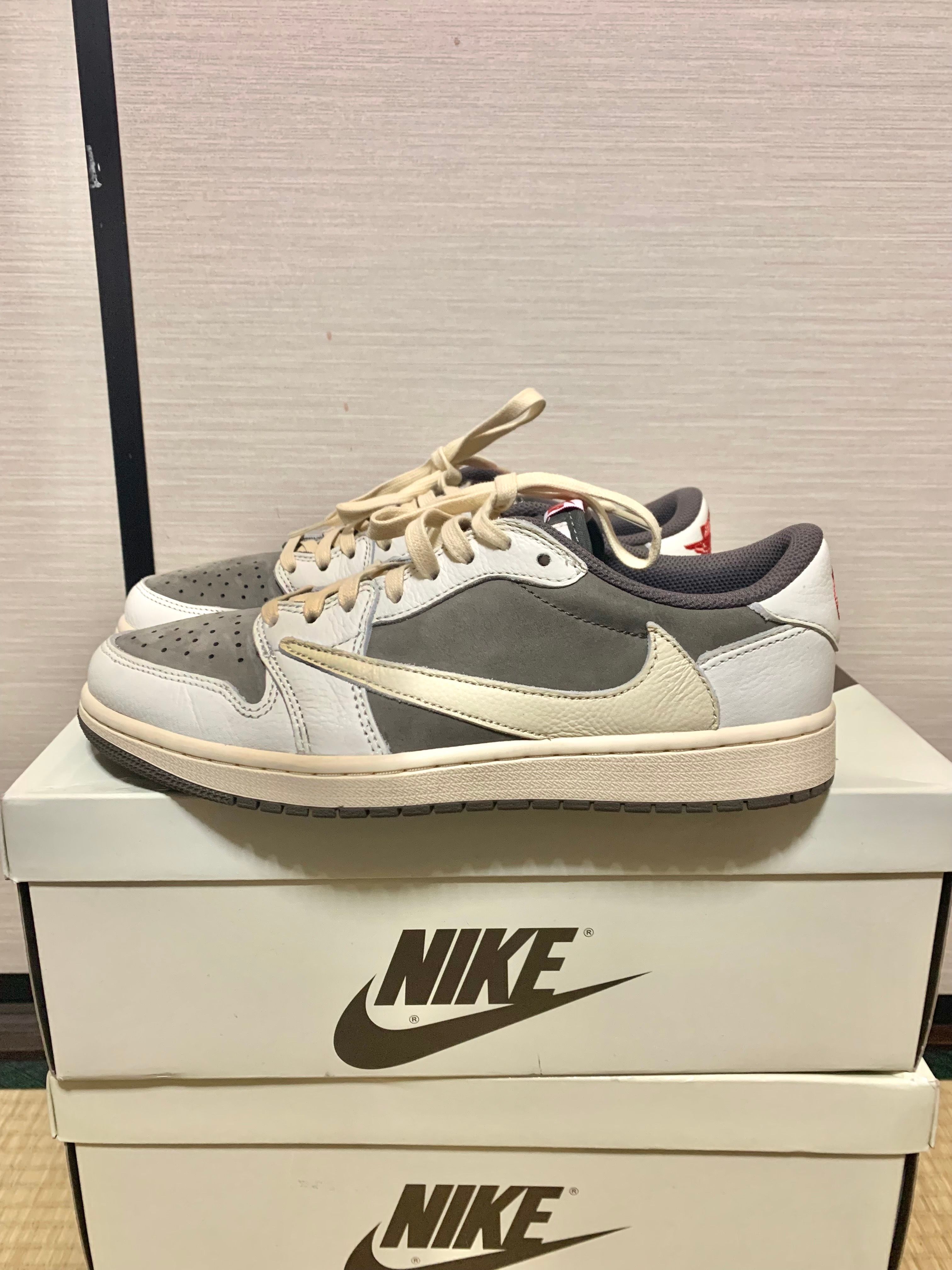 Travis Scott × Nike Air Jordan 1 Low OG SP "Reverse Mocha/Sail and Ridgerock"