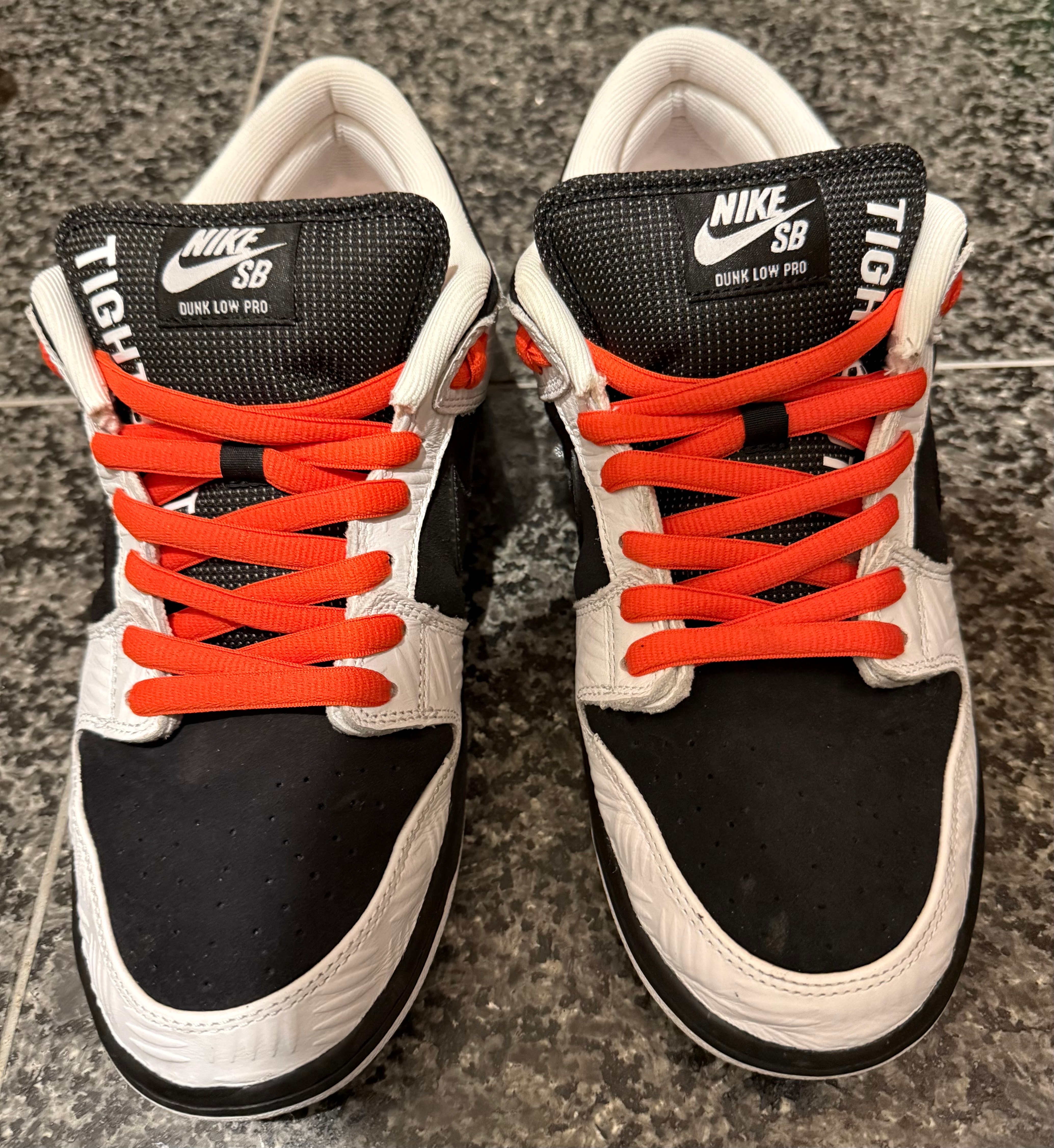 TIGHTBOOTH × Nike SB Dunk Low Pro QS "Black and White"