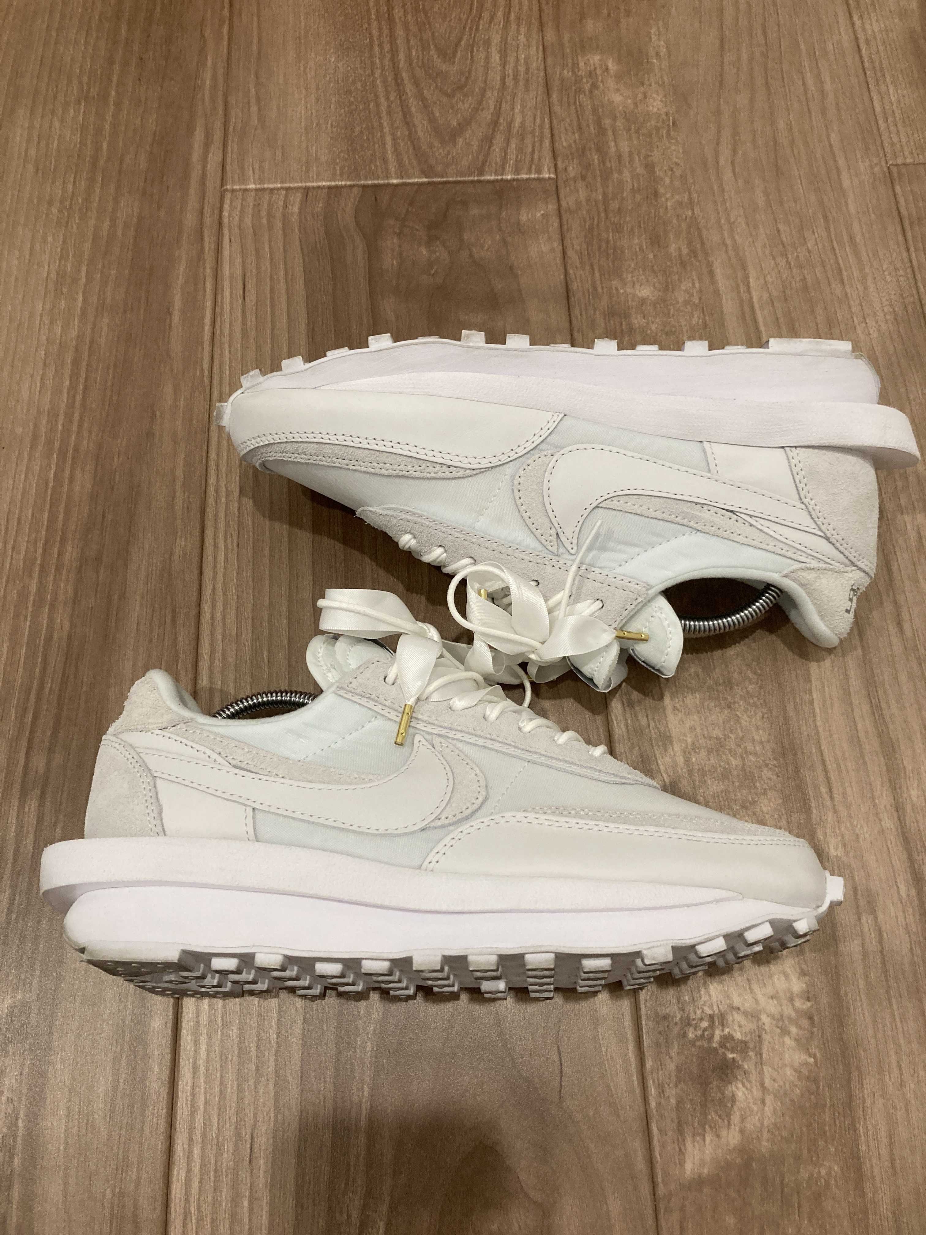 sacai × Nike LDV Waffle "Triple White"