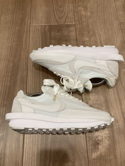 sacai × Nike LDV Waffle "Triple White"