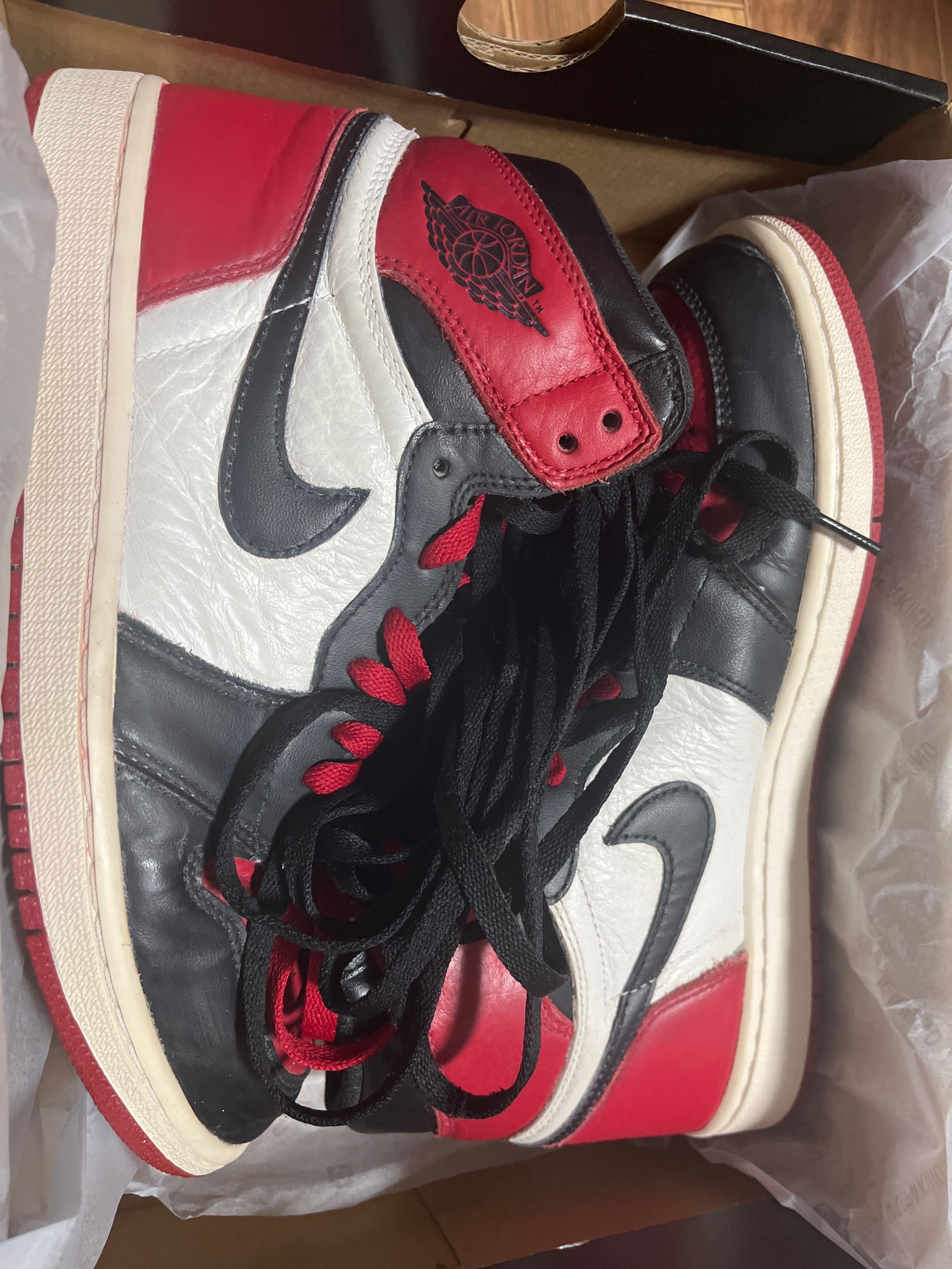 Nike Air Jordan 1 Retro High OG "Bred Toe"