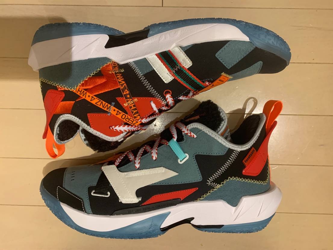 FACETASM × Nike Jordan Why Not Zero.4  "Black/Blue/Red"