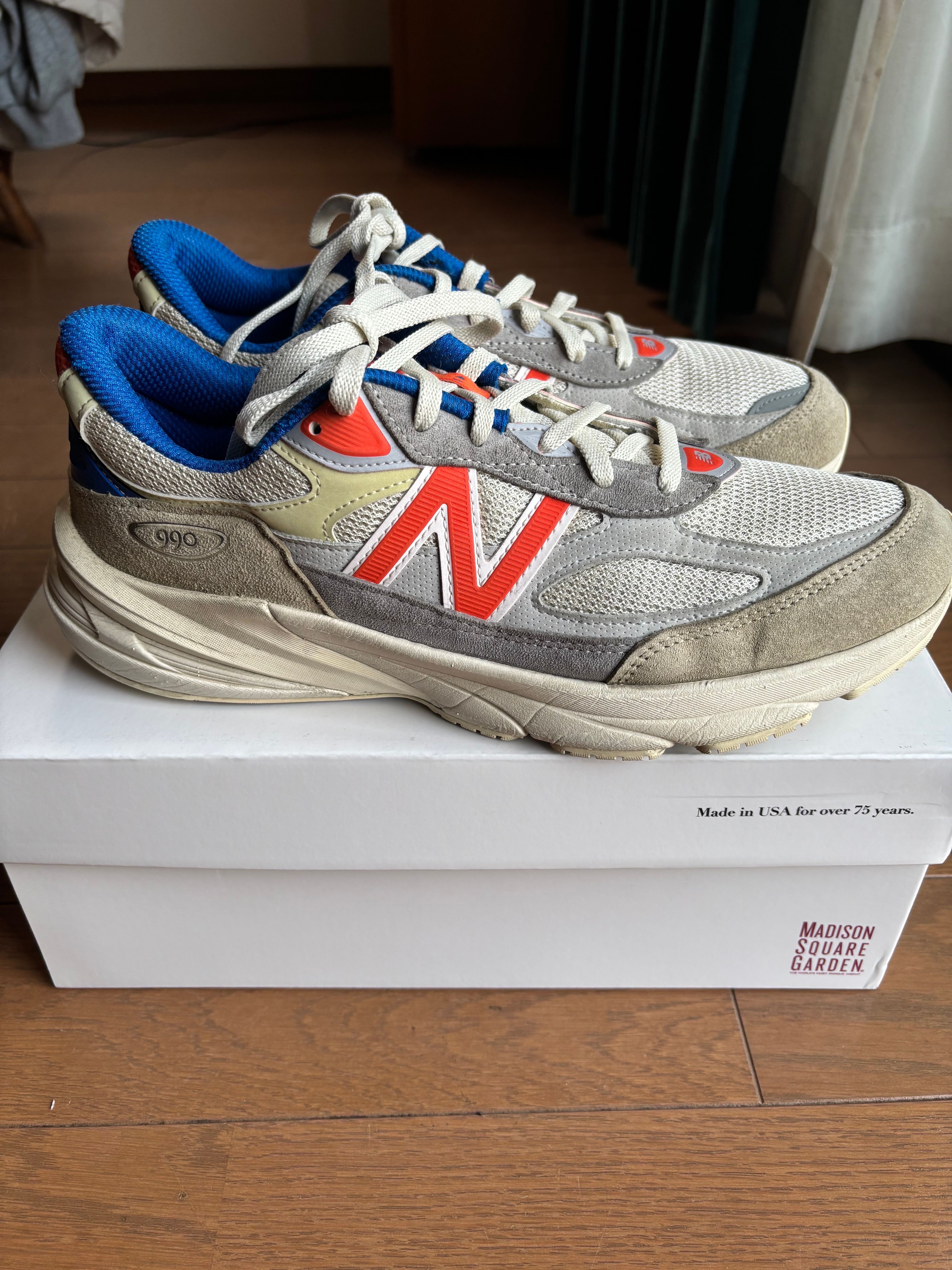 KITH × New Balance 990V6 Madison Square Garden "Sanddrift"