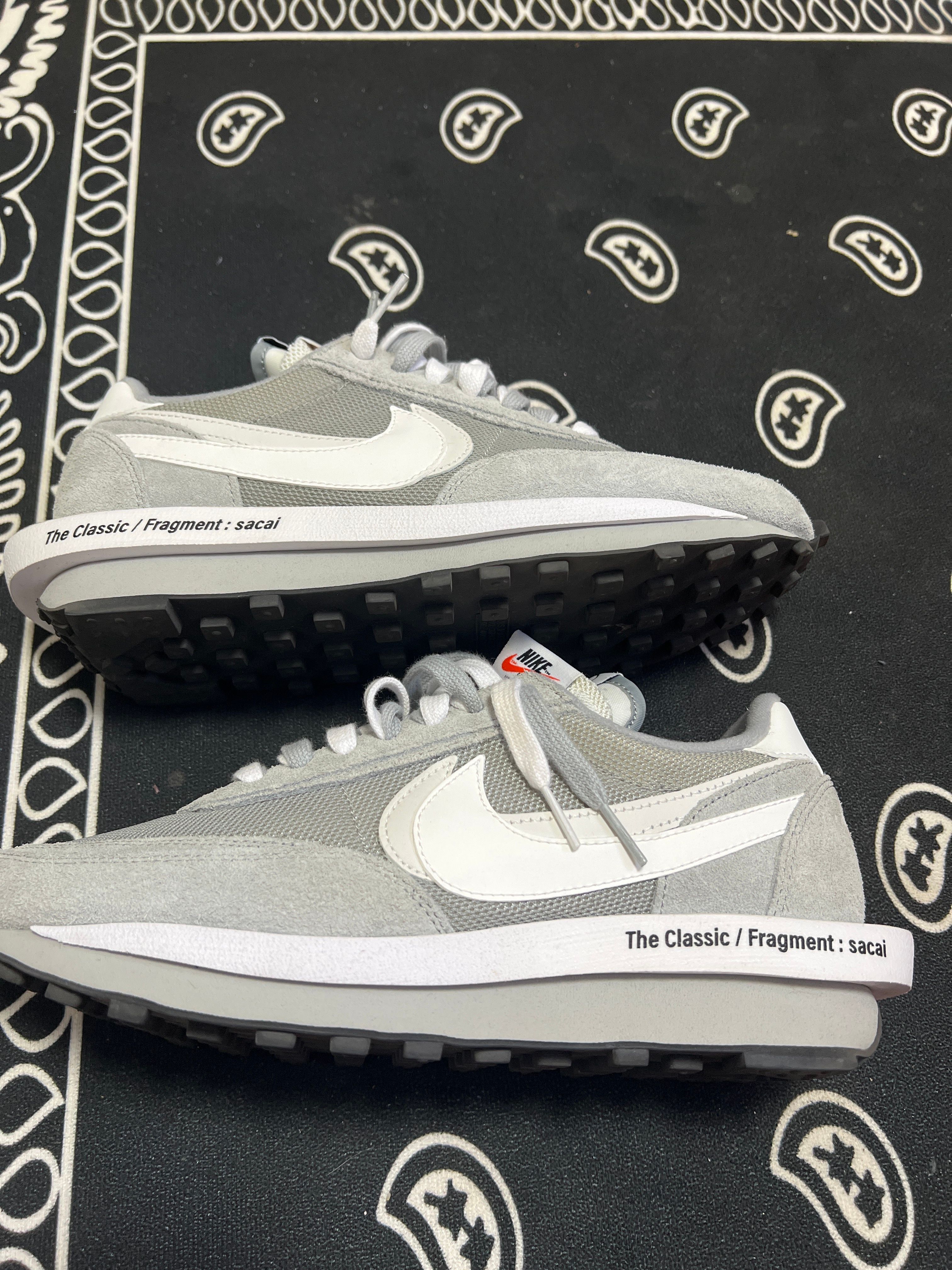 Fragment × sacai × Nike LD Waffle "Light Smoke Grey"