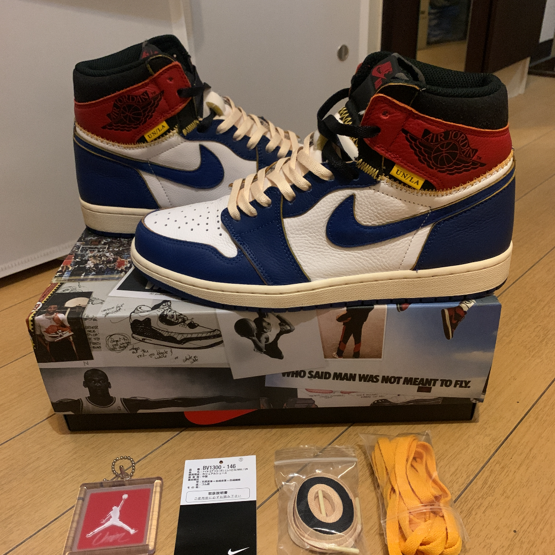 Union × Nike Air Jordan 1 Retro High OG NRG "Storm Blue/Varsity Red"