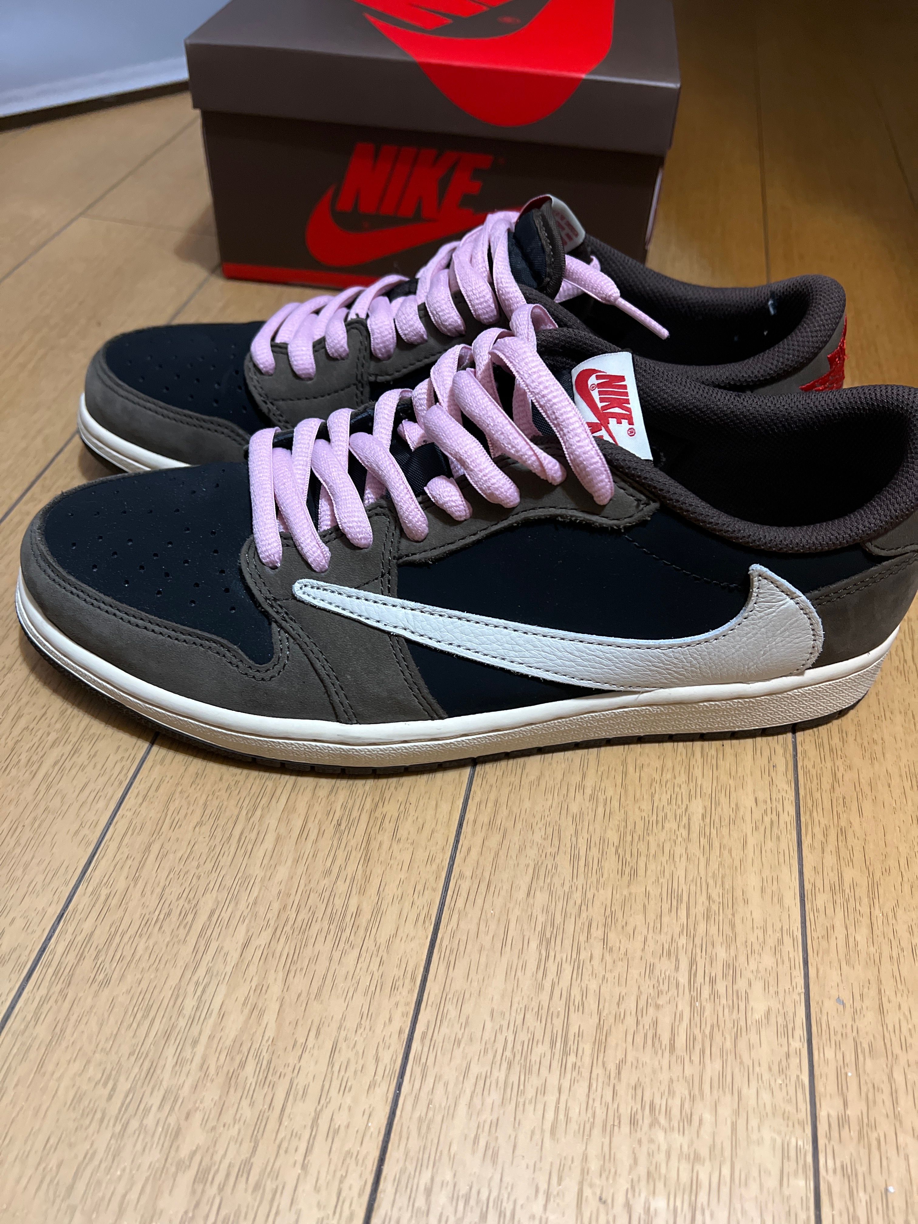 Travis Scott × Nike Air Jordan 1 Low OG SP-T  "Black/Dark Mocha"