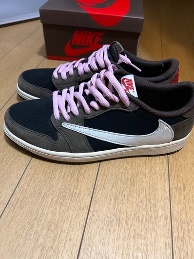 Travis Scott × Nike Air Jordan 1 Low OG SP-T "Black/Dark Mocha"