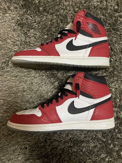 Spiderman × Nike Air Jordan 1 Origin Story "Gym Red/White/Photo Blue/Black"