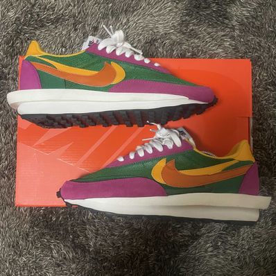 sacai × NIKE LDV WAFFLE "PINE GREEN"