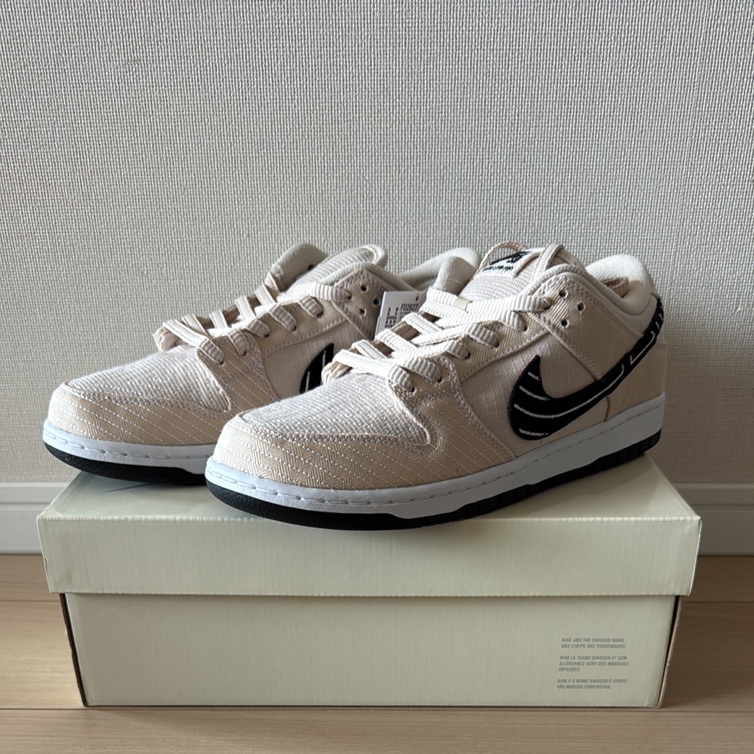 Albino & Preto × Nike SB Dunk Low Pro QS "Pearl White"