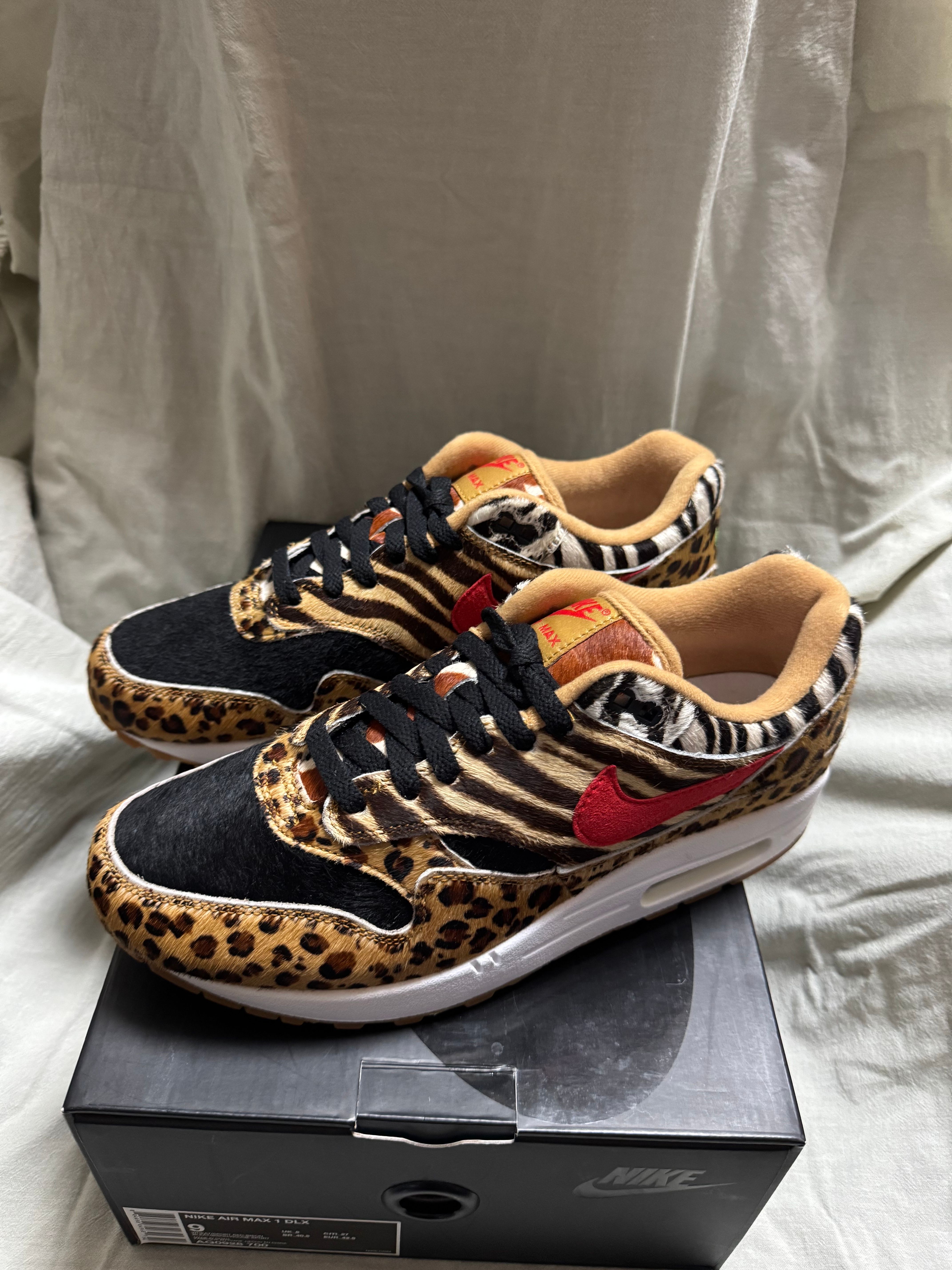 atmos × Nike Air Max 1 DLX "Animal Pack/Safari"