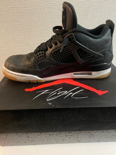 Nike Air Jordan 4 Retro "Laser Black/Gum"