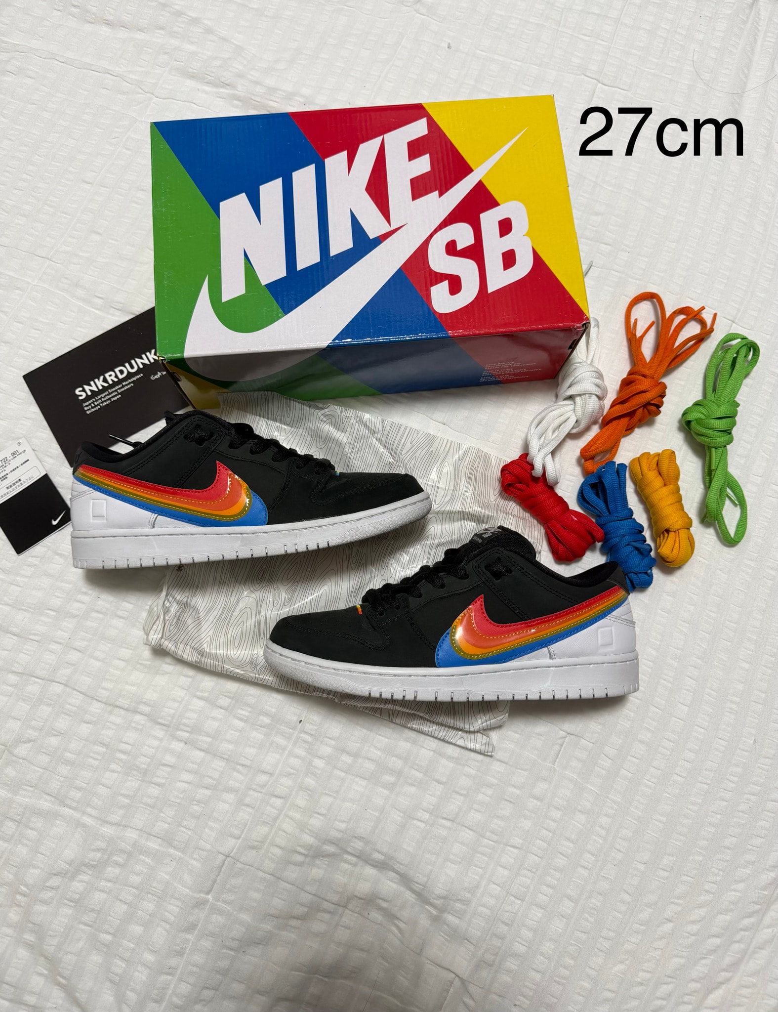 Polaroid × Nike SB Dunk Low Pro QS "Black/White"