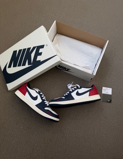 Nike Air Jordan 1 Retro Low OG "Howard/Gym Red and Midnight Navy"