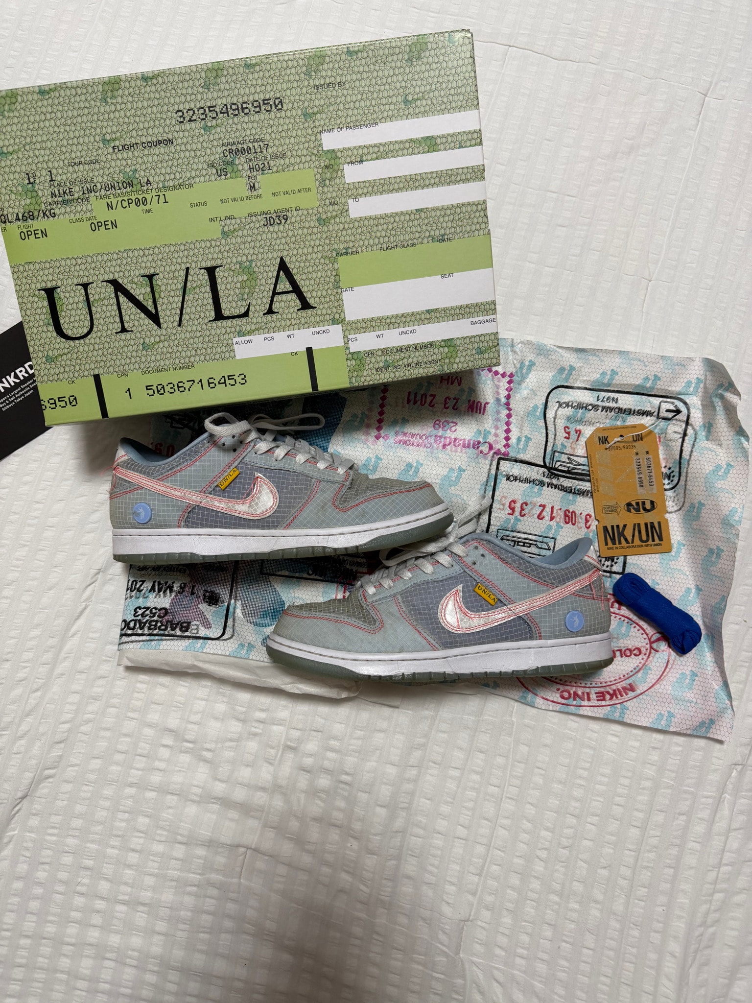 UNION × Nike Dunk Low "Argon"