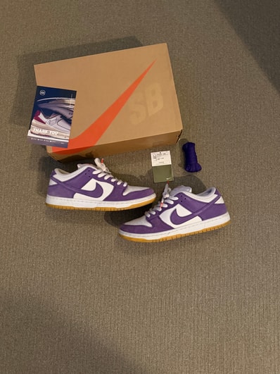 Nike SB Dunk Low Pro ISO Orange Label "Court Purple Gum"