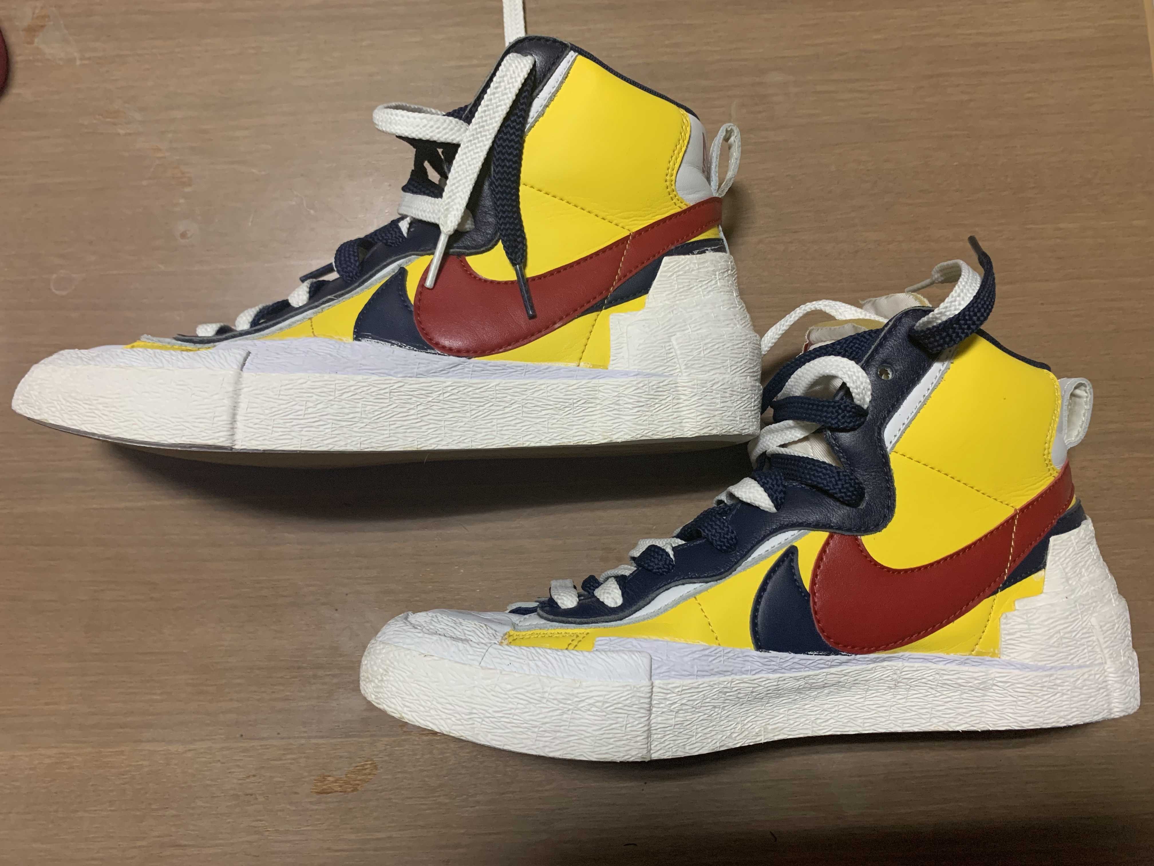 sacai × Nike Blazer Mid "Varsity Maize/Varsity Red"