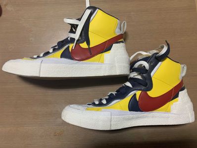 sacai × Nike Blazer Mid "Varsity Maize/Varsity Red"