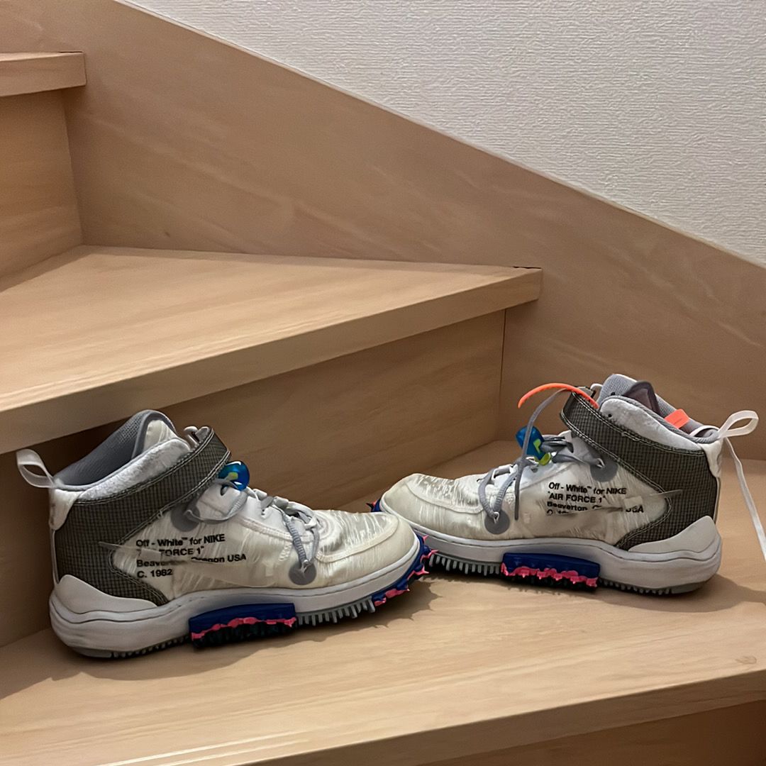 Off-White × Nike Air Force 1 Mid "White"