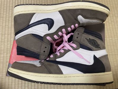 Travis Scott × Nike Air Jordan 1 Retro High OG TS SP "Sail/Dark Mocha"