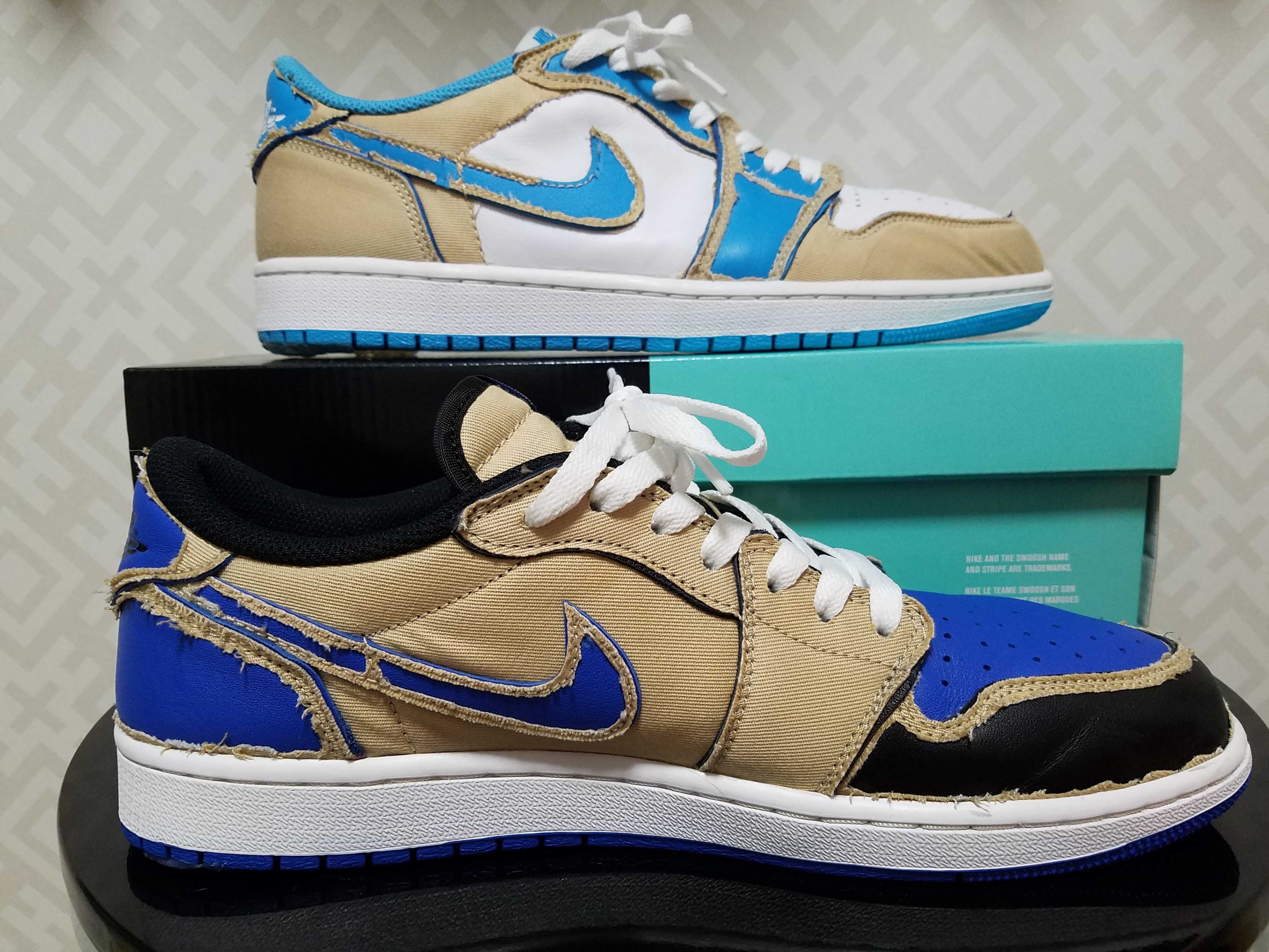 Nike SB Air Jordan 1 Low "Desert Ore/Royal Blue" 