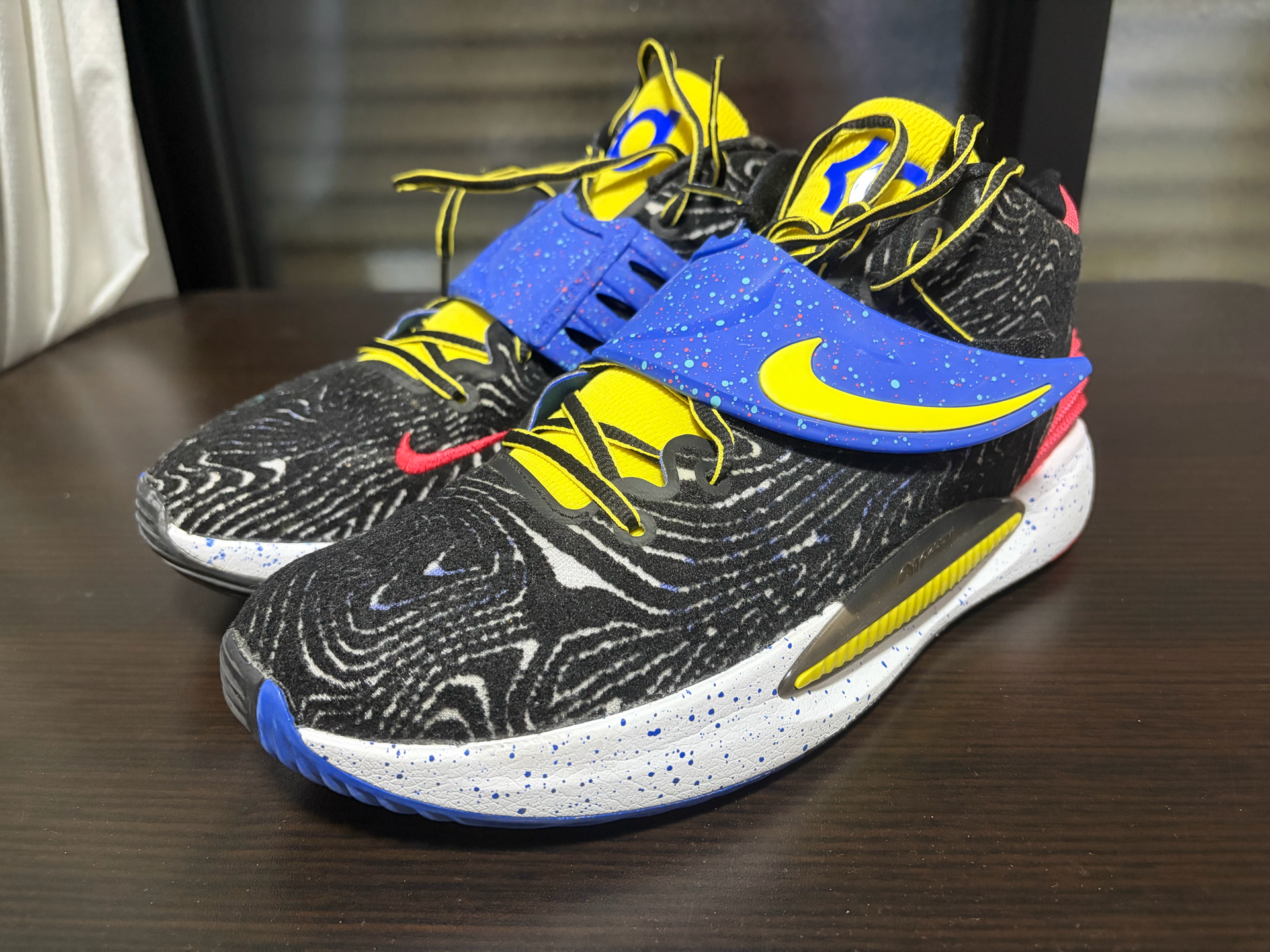NIKE KD 14 "BLACK/FUSION RED/WHITE"
