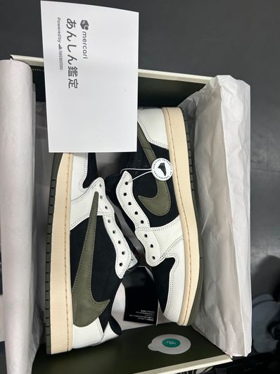 Travis Scott × Nike Women's Air Jordan 1 Low OG "Medium Olive"