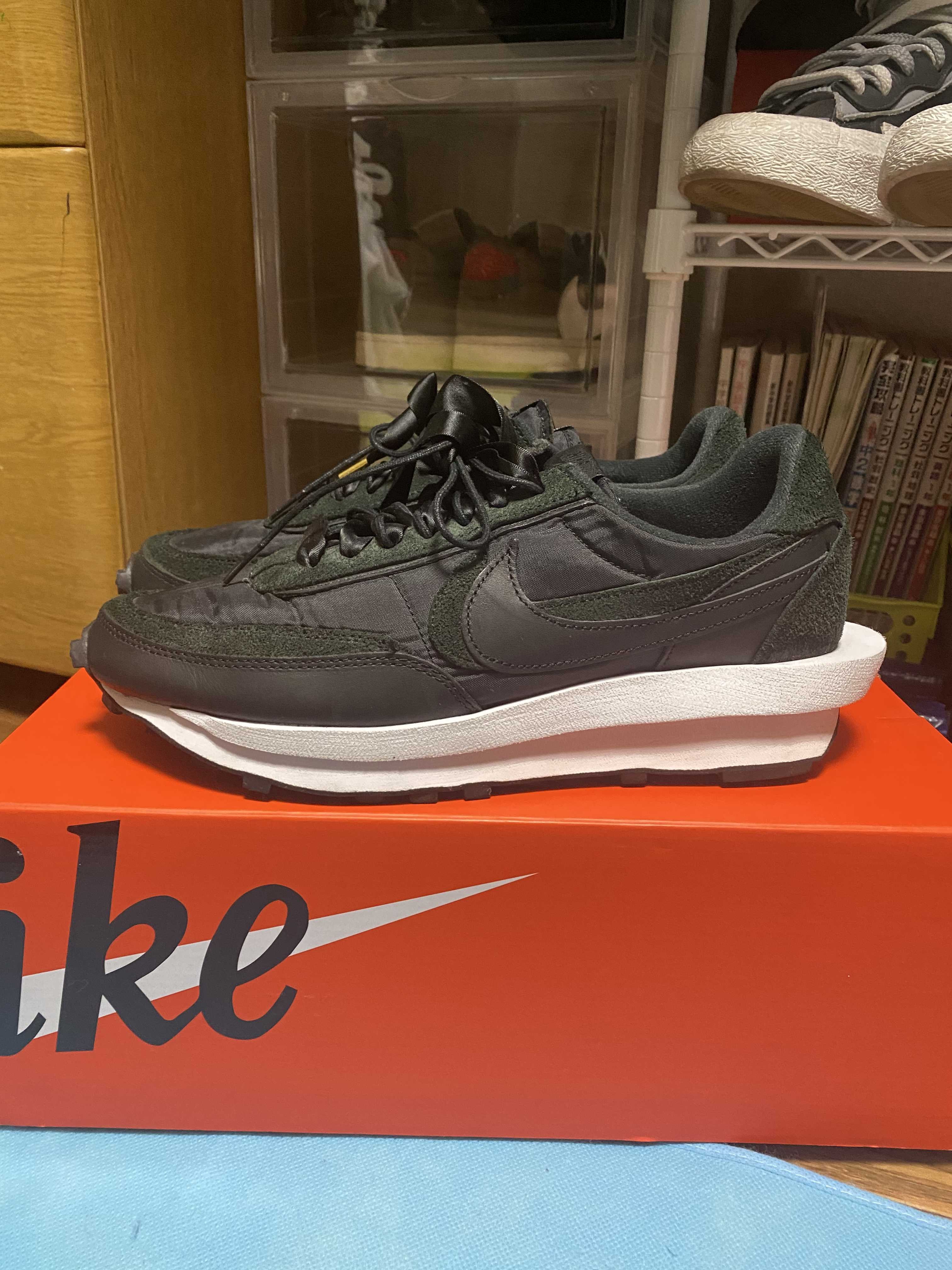 sacai × Nike LDV Waffle "Triple Black"