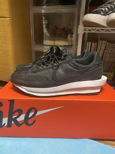 sacai × Nike LDV Waffle "Triple Black"