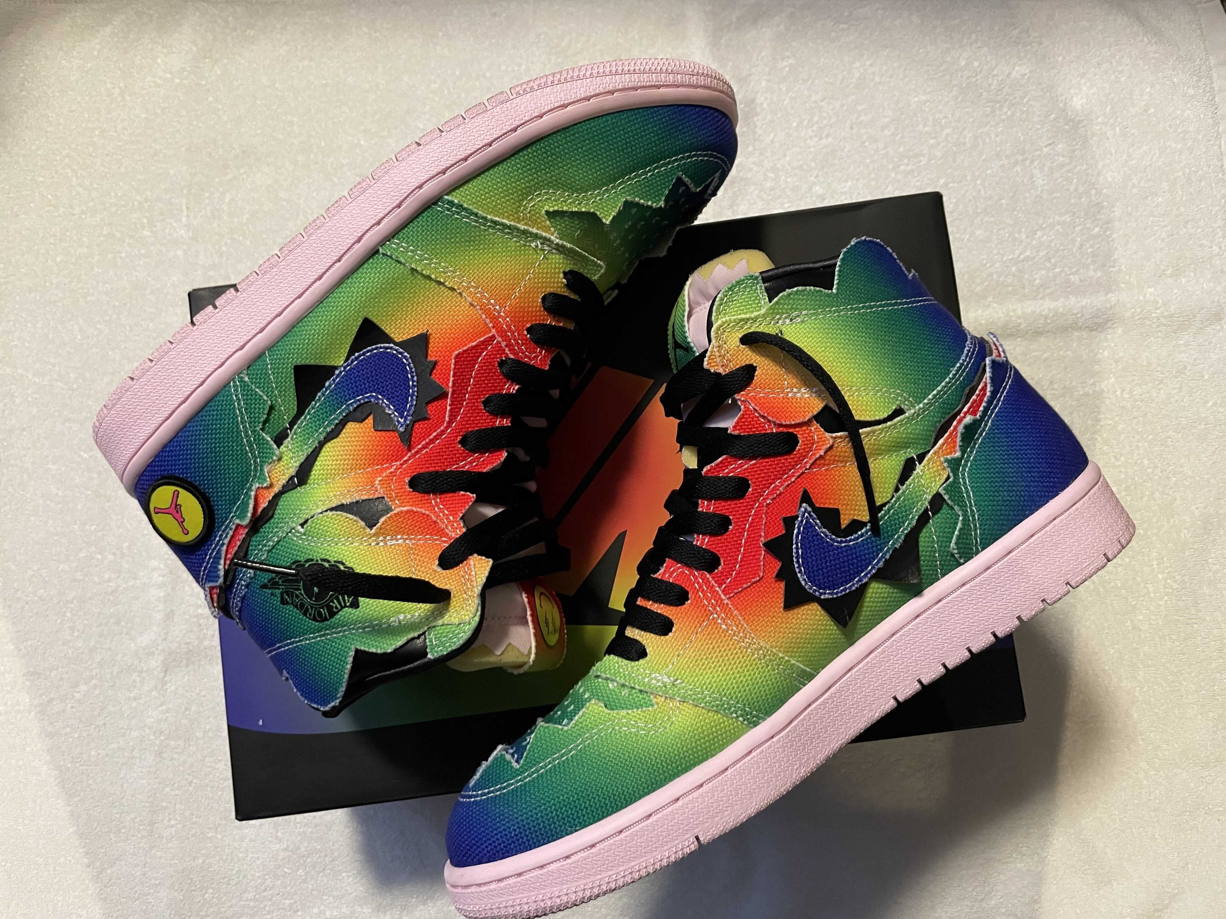 J Balvin × Nike Air Jordan 1 High OG "Rainbow"